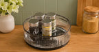 360° Rotating Kitchen Organizer Tray – Multipurpose Plastic Lazy Susan Turntable for Kitchen, Pantry, Cosmetics & Bathroom Storage